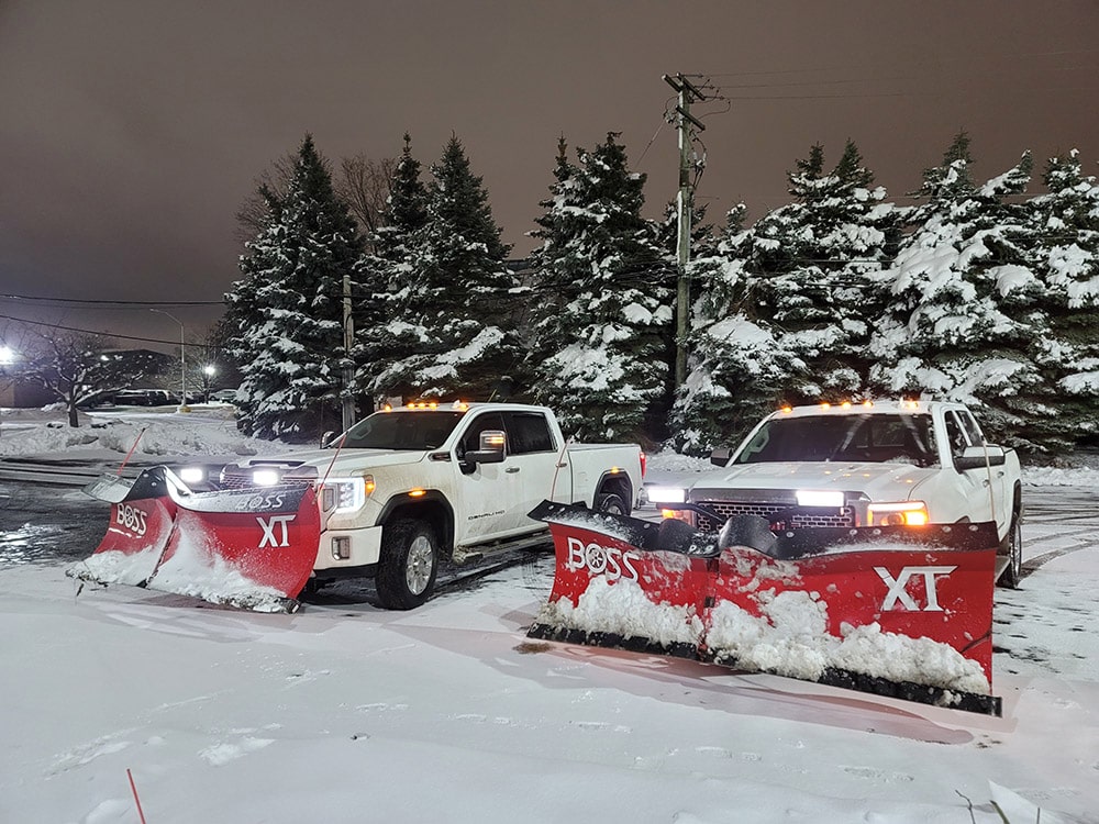 Executive Propery Maintenance snow plow trucks